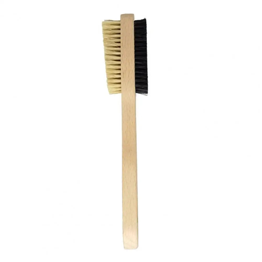 Brosse d’escalade double face en bois – Poils naturels sanglier